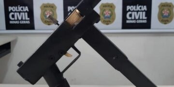 Polícia localiza submetralhadora de fabricação artesanal