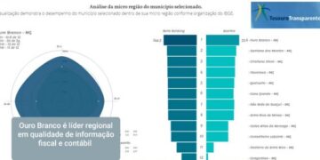 Ouro Branco é líder regional em qualidade da informação contábil e fiscal