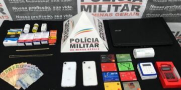 Suspeitos são presos em Lafaiete com material para cobrança de conta da Cemig