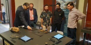 Ouro Branco recebe exposição de fósseis
