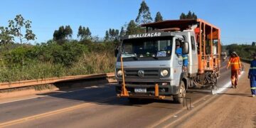 Manutenção de estrada provoca “pare e siga” em Congonhas