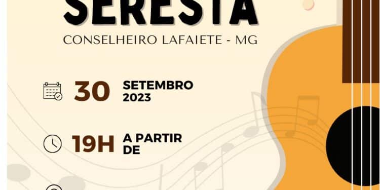 Tem encontro de serestas em Lafaiete neste sábado