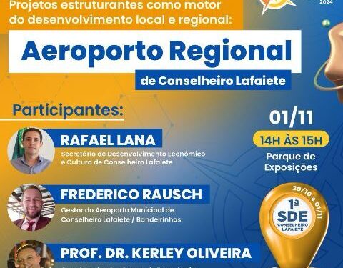 Aeroporto da Bandeirinhas é destaque hoje na SDE
