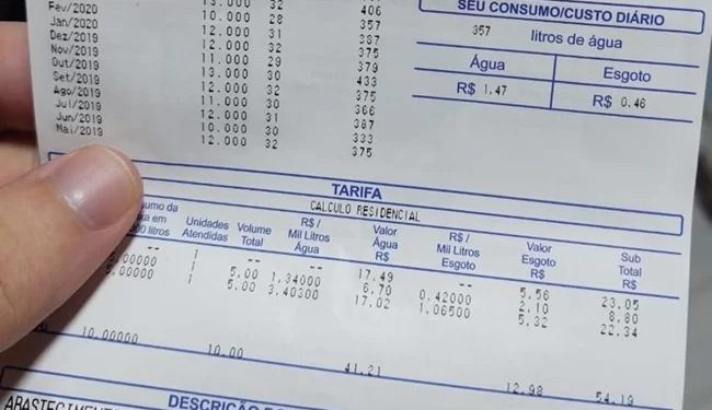 Prazo para Tarifa Social da Copasa termina em outubro
