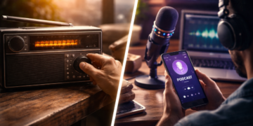 No Brasil, o rádio reina absoluto com 75% do tempo de audiência