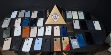 PM recupera 39 celulares furtados durante evento em Lafaiete