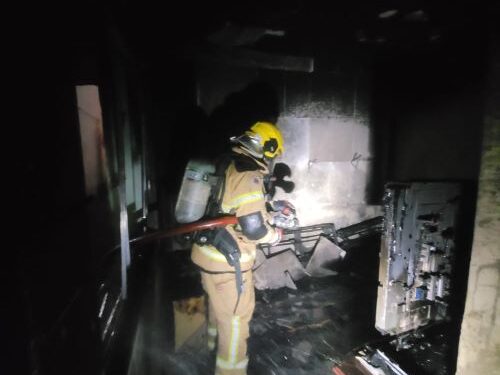 Curto em TV provoca incêndio em casa em Barbacena