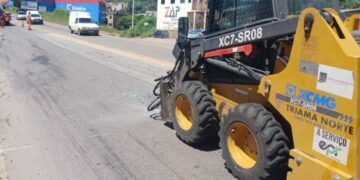 Obras na BR-040 alteram tráfego e reforçam segurança