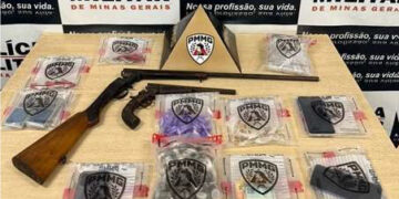 Três são presos em Congonhas por tráfico e porte de armas