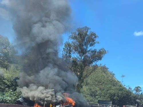 Motociclista morre e BR-040 tem interdição em Itabirito