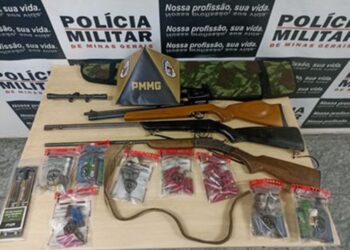 Operação apreende armas e prende dois na zona rural