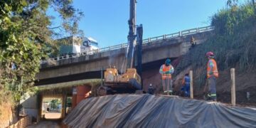 Obras na BR-040 mudam o tráfego com operação pare e siga