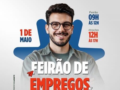 1º de Maio terá feirão de empregos e atrações culturais em Lafaiete