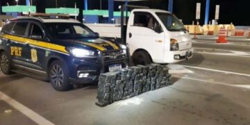 PRF apreende 195 kg de pasta base na BR-040