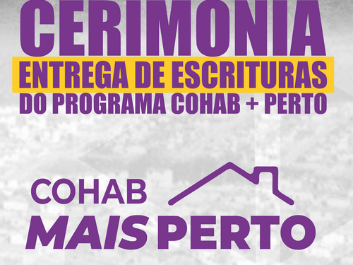 Regularização fundiária: COHAB entrega escrituras em Lafaiete