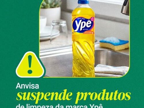 Anvisa manda recolher produtos Ypê por risco sanitário