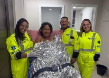 Bebê nasce em casa e recebe socorro na BR-040