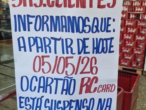 Comércio rejeita cartão-alimentação e sindicato pressiona prefeito em Ouro Branco